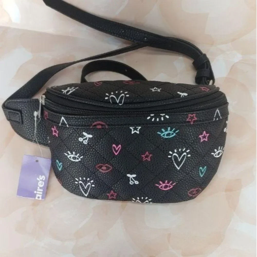 Claire’s Black Fanny‎ Pack Bag